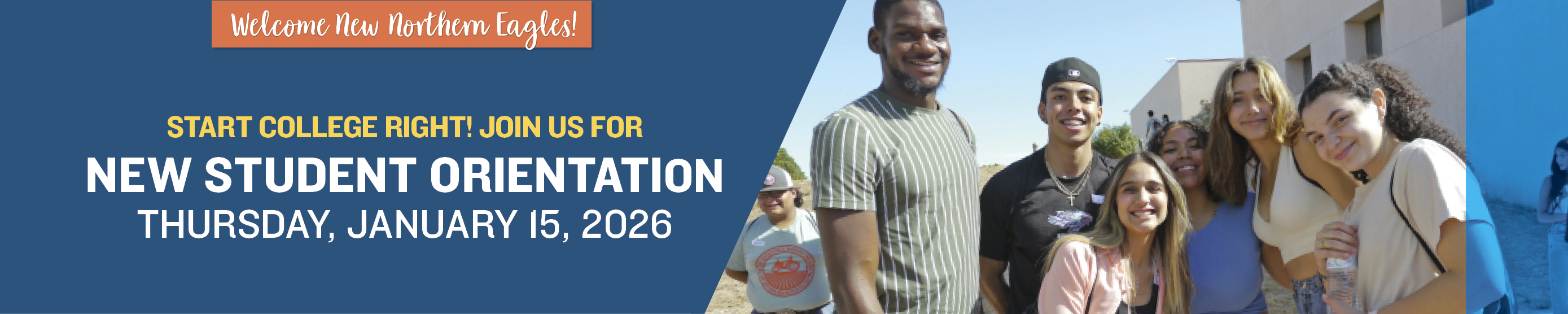 New Student Orientation banner