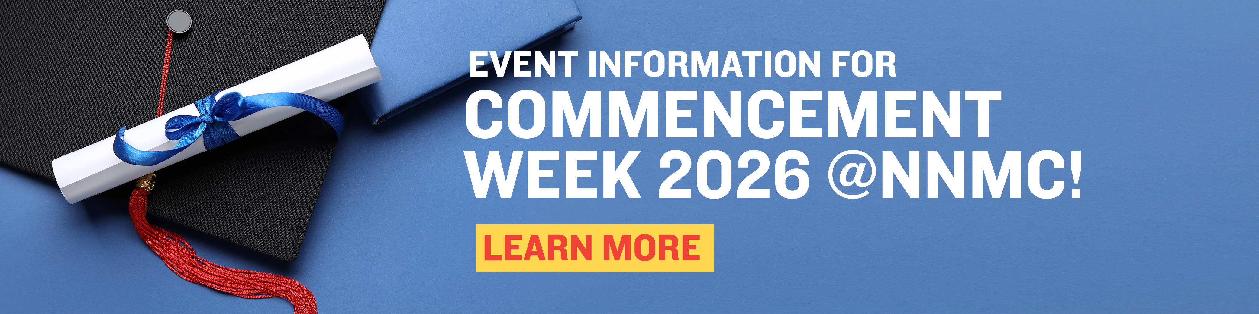 Commencement Banner with link Commencement Banner with link